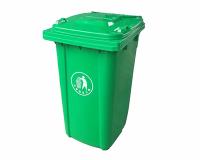 24o升全新料塑料垃圾桶輪式推拉